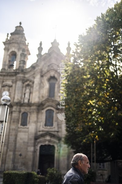 This photo shows a tour of the city of Braga ahead of a soccer game between Portuguese SC Braga and Belgian soccer team KAA Gent, Thursday 22 October 2026 in Braga, Portugal, the second match in the UEFA Conference League league phase