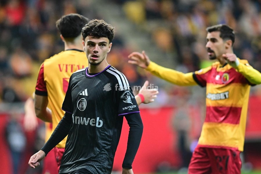 Anderlecht's Tristan Degreef is pictured during a soccer game between Polish Jagiellonia Bialystok and Belgian RSC Anderlecht, Thursday 22 October 2026 in Bialystok, Poland, on day three of the UEFA Europa League league phase