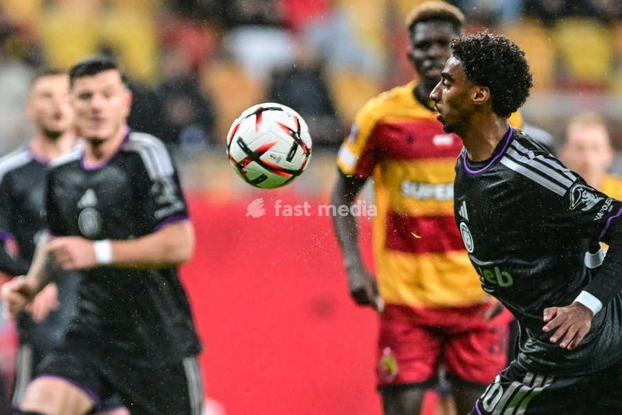 Anderlecht's Kais Barry is pictured during a soccer game between Polish Jagiellonia Bialystok and Belgian RSC Anderlecht, Thursday 22 October 2026 in Bialystok, Poland, on day three of the UEFA Europa League league phase