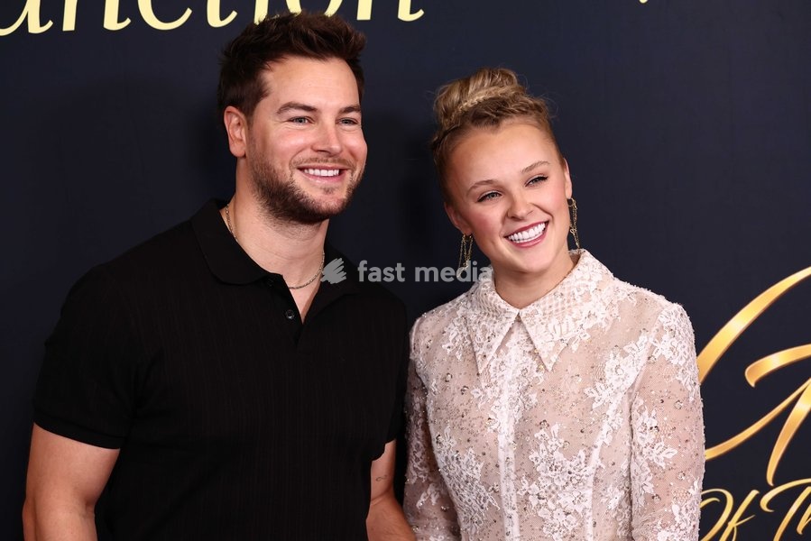 Chris Hughes and JoJo Siwa at Dancers Against Cancer's 2026 Gala Of The Stars held at The Beverly Hilton Hotel on October 22, 2026 in Beverly Hills, Los Angeles, California, United States
