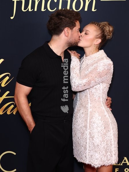 Chris Hughes and JoJo Siwa at Dancers Against Cancer's 2026 Gala Of The Stars held at The Beverly Hilton Hotel on October 22, 2026 in Beverly Hills, Los Angeles, California, United States