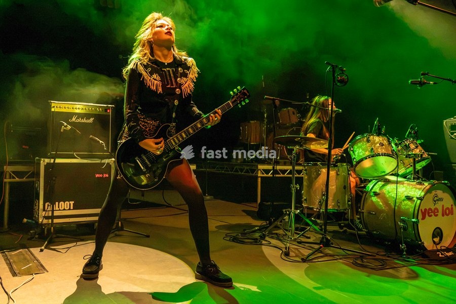 Yee Loi performing live at o2 Shepherd’s Bush Empire supporting Transvision Vamp on October 22, 2026 in London, England