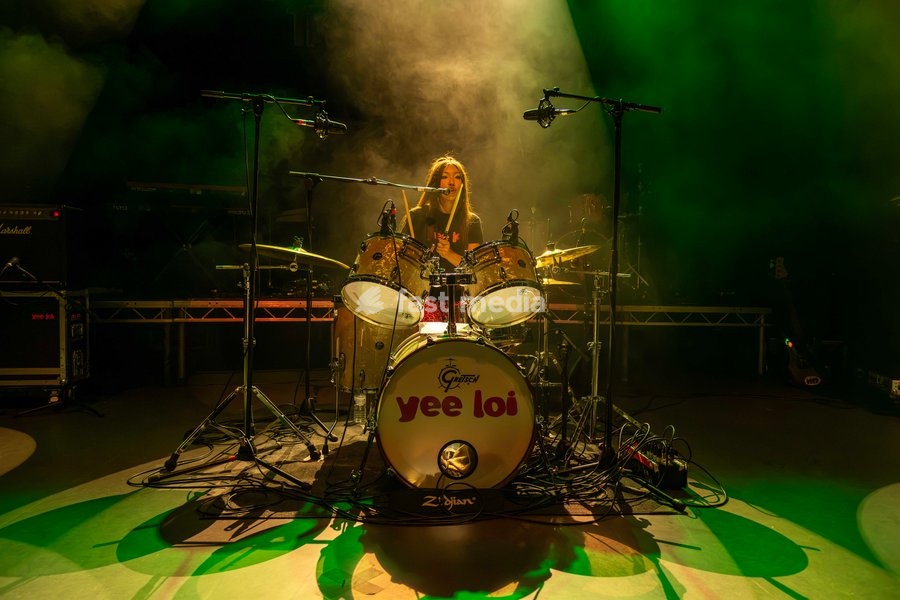 Yee Loi performing live at o2 Shepherd’s Bush Empire supporting Transvision Vamp on October 22, 2026 in London, England