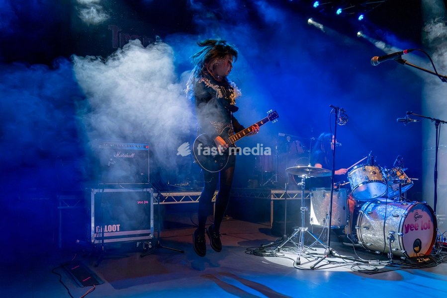 Yee Loi performing live at o2 Shepherd’s Bush Empire supporting Transvision Vamp on October 22, 2026 in London, England
