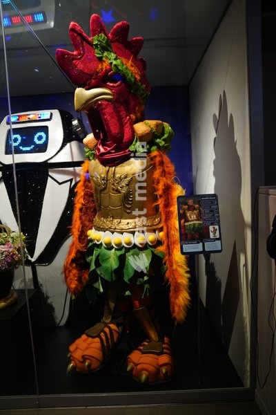 BRIGHTON, ENGLAND - 22 October 2026. Making the Masked Singer media preview at Brighton Museum & Art Gallery in Brighton, England. Some of the most spectacular costumes from TV’s The Masked Singer are coming together for the first time this autumn in a major new exhibition celebrating the…