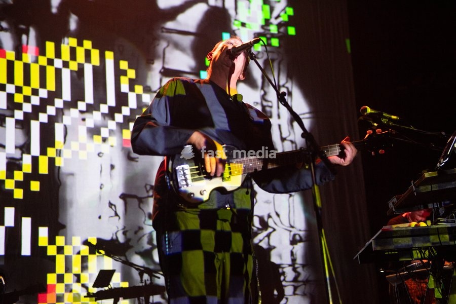 Lead singer Stephen Mallinder of English band Cabaret Voltaire performs at The Roundhouse, London, England, UK on Thursday 22 October 2026 as part of their Final Tour