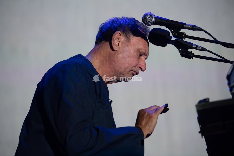 Lead singer Stephen Mallinder of English band Cabaret Voltaire performs at The Roundhouse, London, England, UK on Thursday 22 October 2026 as part of their Final Tour
