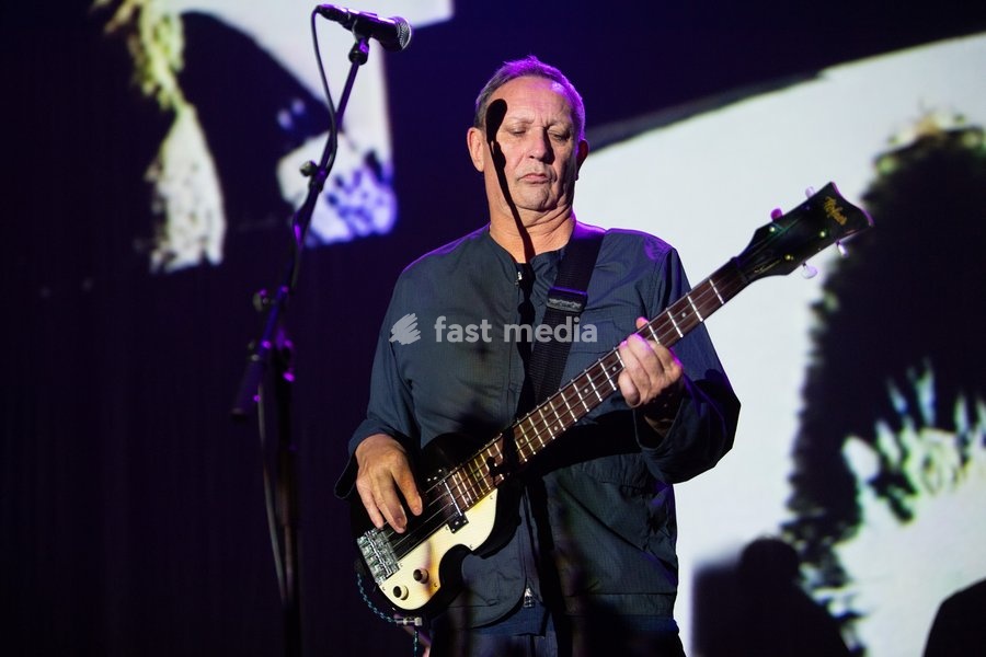 Lead singer Stephen Mallinder of English band Cabaret Voltaire performs at The Roundhouse, London, England, UK on Thursday 22 October 2026 as part of their Final Tour