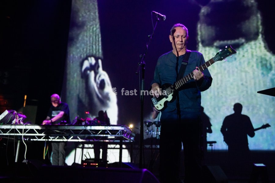 (L-R) - Chris Watson and lead singer Stephen Mallinder of English band Cabaret Voltaire performs at The Roundhouse, London, England, UK on Thursday 22 October 2026 as part of their Final Tour
