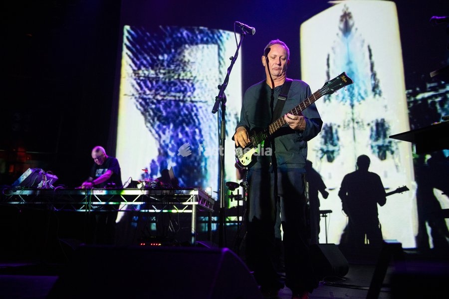(L-R) - Chris Watson and lead singer Stephen Mallinder of English band Cabaret Voltaire performs at The Roundhouse, London, England, UK on Thursday 22 October 2026 as part of their Final Tour