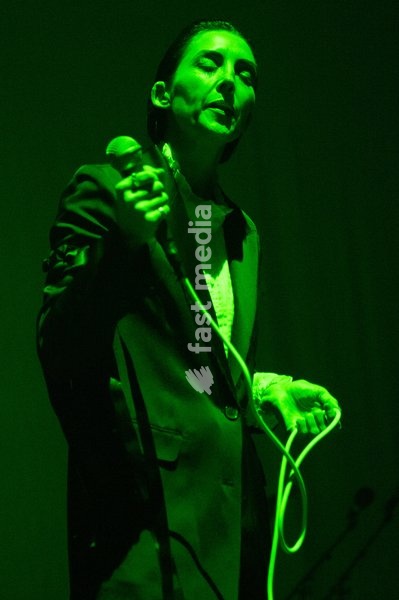 Gazelle Twin Performs at The Roundhouse, London, UK