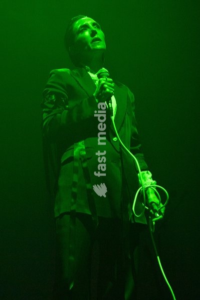 Gazelle Twin Performs at The Roundhouse, London, UK
