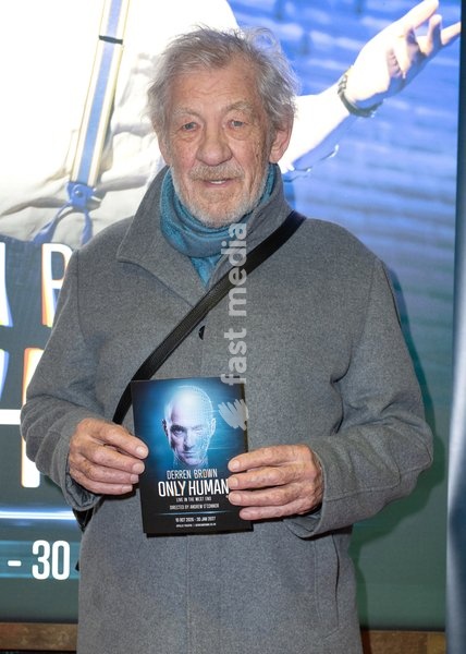 Sir Ian McKellen attends "Derren Brown: Only Human“ West End Premiere at The Apollo Theatre, Shaftesbury Avenue in London, England. UK. Thursday 22nd October 2026