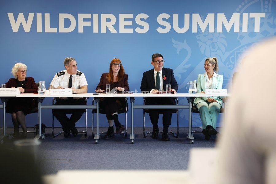Prime Minister Andy Burnham hosts Wildfire Summit