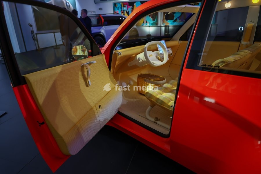 the presentation of the new Citroen 2CV concept car, on Friday 23 October 2026 in Bastogne