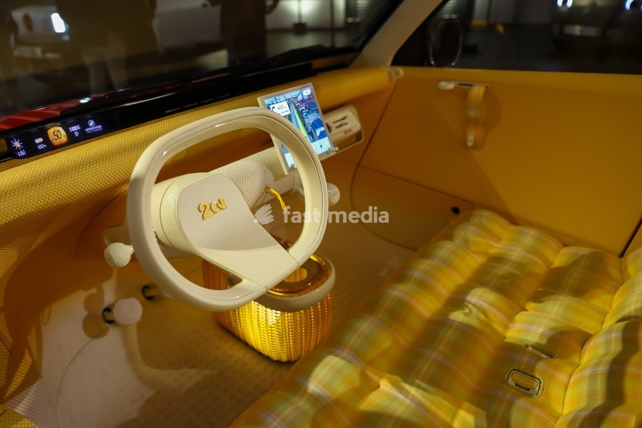 the presentation of the new Citroen 2CV concept car, on Friday 23 October 2026 in Bastogne