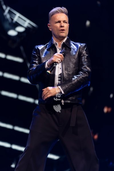 Nicky Byrne of Westlife performs at Co-Op Live, Manchester, England, 23rd October 2026 as part of the Westlife 25th Anniversary Tour