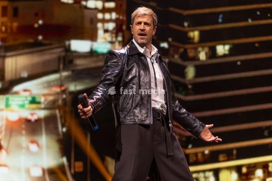 Kian Egan of Westlife performs at Co-Op Live, Manchester, England, 23rd October 2026 as part of the Westlife 25th Anniversary Tour