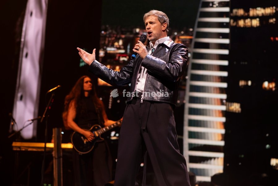 Kian Egan of Westlife performs at Co-Op Live, Manchester, England, 23rd October 2026 as part of the Westlife 25th Anniversary Tour