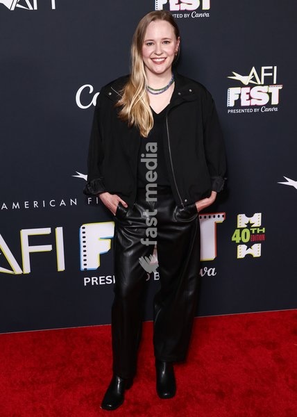 HOLLYWOOD, LOS ANGELES, CALIFORNIA, USA - OCTOBER 23: Kelly O'Sullivan arrives at the 2026 AFI (American Film Institute) Fest Presented By Canva - Special Screening Of Independent Film Company's 'Mouse' held at TCL Chinese 6 Theatres at Ovation Hollywood on October 23, 2026 in Hollywood, Los…