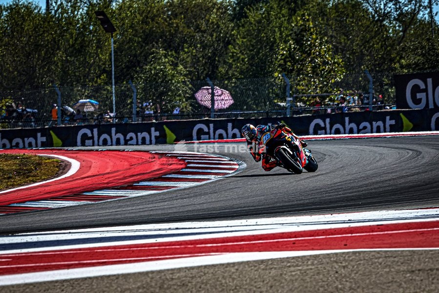 AUSTIN, UNITED STATES - OCTOBER 23: Daniel Pedrosa, tester driver of the KTM Factory Racing during first practice of the Formula 1 MSC Cruises United States Grand Prix 2026 at Circuit of the Americas on October 23, 2026 in Austin, United States