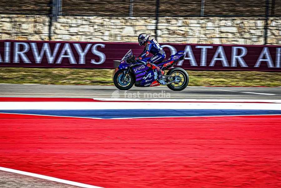 AUSTIN, UNITED STATES - OCTOBER 23: Andrea Dovizioso, test driver of the Yamaha during first practice of the Formula 1 MSC Cruises United States Grand Prix 2026 at Circuit of the Americas on October 23, 2026 in Austin, United States