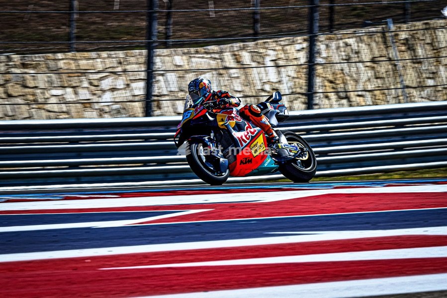 AUSTIN, UNITED STATES - OCTOBER 23: Daniel Pedrosa, tester driver of the KTM Factory Racing during first practice of the Formula 1 MSC Cruises United States Grand Prix 2026 at Circuit of the Americas on October 23, 2026 in Austin, United States