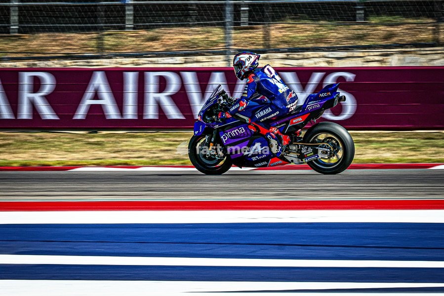 AUSTIN, UNITED STATES - OCTOBER 23: Andrea Dovizioso, test driver of the Yamaha during first practice of the Formula 1 MSC Cruises United States Grand Prix 2026 at Circuit of the Americas on October 23, 2026 in Austin, United States