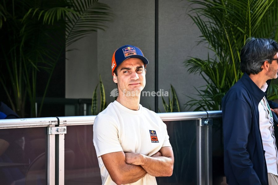 AUSTIN, UNITED STATES - OCTOBER 23: Daniel Pedrosa, tester driver of the KTM Factory Racing inside Circuit of the Americas during first practice of the Formula 1 MSC Cruises United States Grand Prix 2026 at Circuit of the Americas on October 23, 2026 in Austin, United States