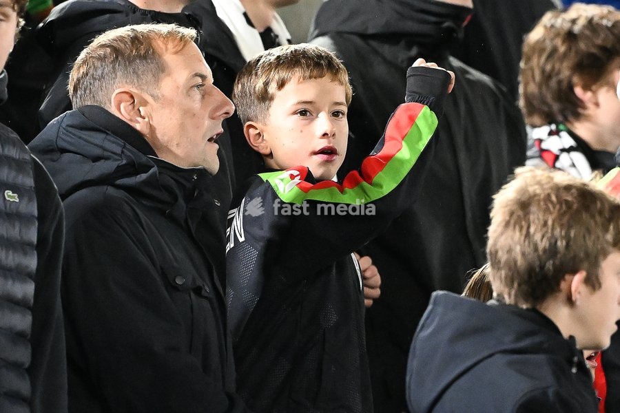 OHL's supporters pictured during a soccer match between Oud-Heverlee Leuven and Lommel SK, Saturday 24 October 2026 in Heverlee, on day 9 of the 2026-2027 'Jupiler Pro League' first division of the Belgian championship