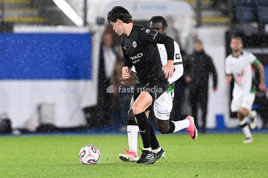 Lommel's Sverre Halseth Nypan pictured in action during a soccer match between Oud-Heverlee Leuven and Lommel SK, Saturday 24 October 2026 in Heverlee, on day 9 of the 2026-2027 'Jupiler Pro League' first division of the Belgian championship