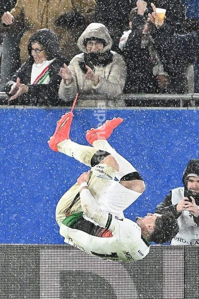 OHL's Robin Mirisola celebrates after scoring during a soccer match between Oud-Heverlee Leuven and Lommel SK, Saturday 24 October 2026 in Heverlee, on day 9 of the 2026-2027 'Jupiler Pro League' first division of the Belgian championship