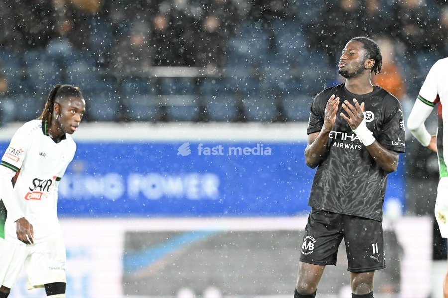 Lommel's Sredair Appuah looks dejected during a soccer match between Oud-Heverlee Leuven and Lommel SK, Saturday 24 October 2026 in Heverlee, on day 9 of the 2026-2027 'Jupiler Pro League' first division of the Belgian championship