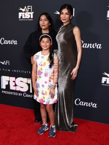 Beth de Araujo, Mason Reeves and Gemma Chan at the 2026 AFI (American Film Institute) Fest Presented By Canva - Special Screening Of Sumerian Pictures' 'Josephine' held at TCL Chinese 6 Theatres at Ovation Hollywood on October 24, 2026 in Hollywood, Los Angeles, California, United States