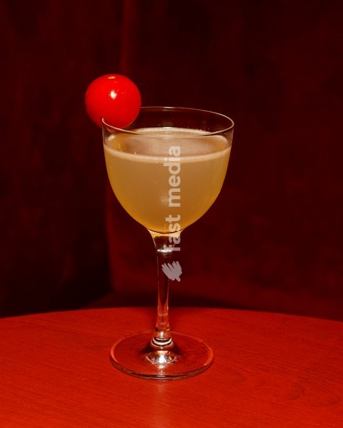 Caprese Gimlet with gin, clarified tomato, basil and black pepper at Altar in Leytonstone, London, United Kingdom