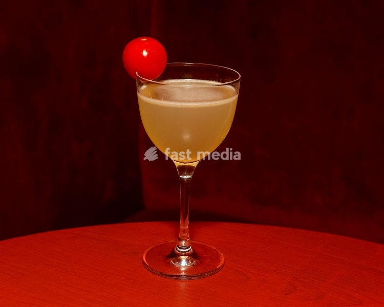 Caprese Gimlet with gin, clarified tomato, basil and black pepper at Altar in Leytonstone, London, United Kingdom
