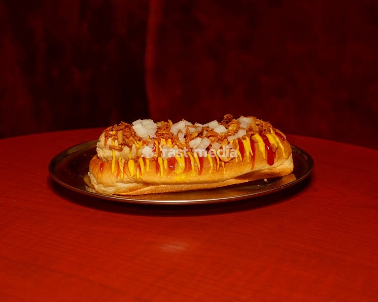 Classic Ballpark Dog at Altar in Leytonstone, London