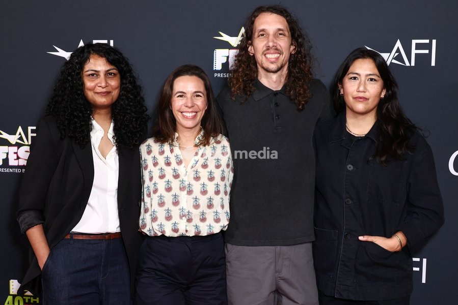 HOLLYWOOD, LOS ANGELES, CALIFORNIA, USA - OCTOBER 24: Anisha Acharya, Marina Stabile, Tom Castronovo and Beth De Araujo arrive at the 2026 AFI (American Film Institute) Fest Presented By Canva - Special Screening Of Sumerian Pictures' 'Josephine' held at TCL Chinese 6 Theatres at Ovation Hollywood…