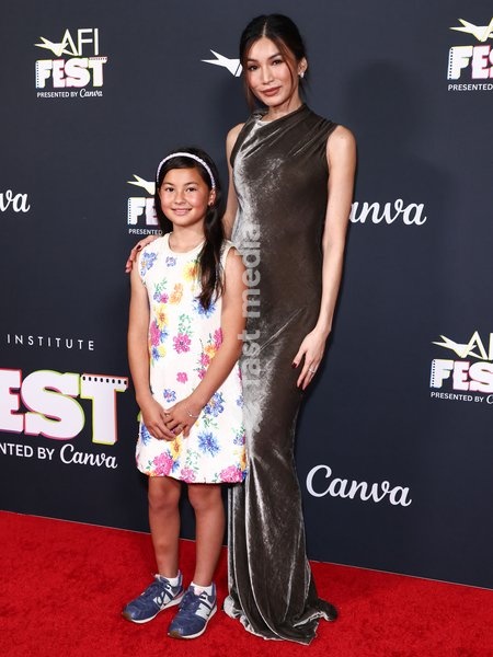 HOLLYWOOD, LOS ANGELES, CALIFORNIA, USA - OCTOBER 24: Mason Reeves and Gemma Chan arrive at the 2026 AFI (American Film Institute) Fest Presented By Canva - Special Screening Of Sumerian Pictures' 'Josephine' held at TCL Chinese 6 Theatres at Ovation Hollywood on October 24, 2026 in Hollywood, Los…