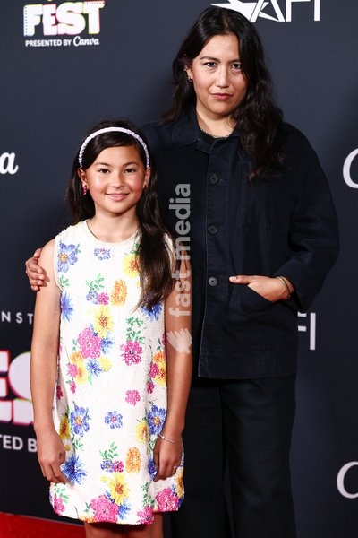 HOLLYWOOD, LOS ANGELES, CALIFORNIA, USA - OCTOBER 24: Mason Reeves and Beth de Araujo arrive at the 2026 AFI (American Film Institute) Fest Presented By Canva - Special Screening Of Sumerian Pictures' 'Josephine' held at TCL Chinese 6 Theatres at Ovation Hollywood on October 24, 2026 in Hollywood,…