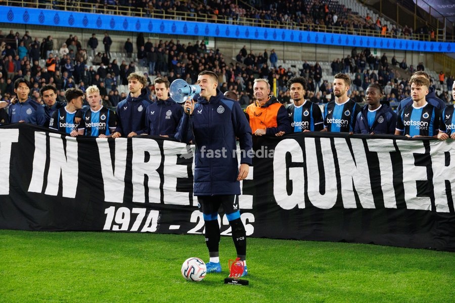 Club's Nicolo Tresoldi celebrates after winning a soccer match between Club Brugge and Sint-Truidense VV , Sunday 25 October 2026 in Brugge, on day 9 of the 2026-2027 'Jupiler Pro League' first division of the Belgian championship