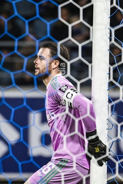 Colin Coosemans, goalkeeper of RSC Anderlecht pictured during a soccer match between KAA Gent and RSC Anderlecht, Sunday 25 October 2026 in Gent, on day 9 of the 2026-2027 'Jupiler Pro League' first division of the Belgian championship