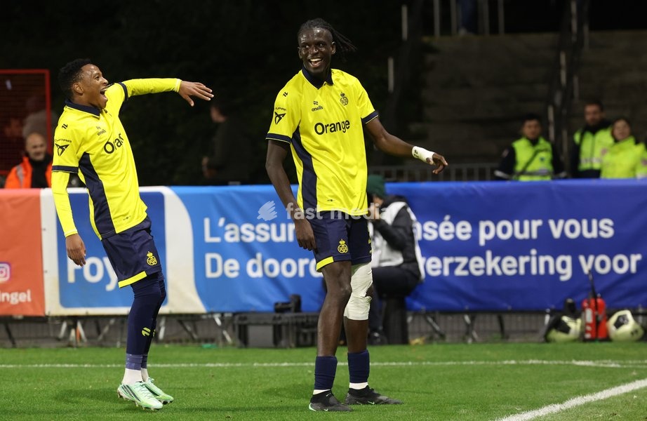 Union's Massire Sylla celebrates after scoring during a soccer match between Royale Union Saint-Gilloise and Cercle Brugge, Sunday 25 October 2026 in Brussels, on day 9 of the 2026-2027 'Jupiler Pro League' first division of the Belgian championship