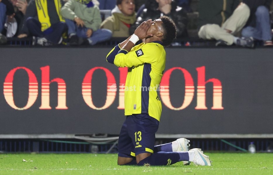 Union's Kevin Rodriguez celebrates after scoring during a soccer match between Royale Union Saint-Gilloise and Cercle Brugge, Sunday 25 October 2026 in Brussels, on day 9 of the 2026-2027 'Jupiler Pro League' first division of the Belgian championship