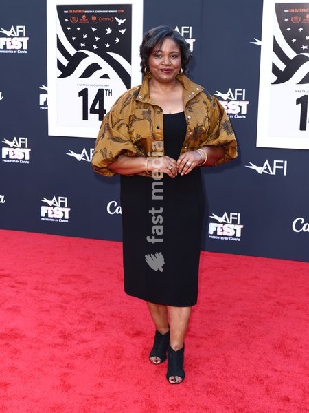 Tammy Thomas Garnes at the 2026 AFI (American Film Institute) Fest Presented By Canva - Special Screening Of Netflix's '14th' held at TCL Chinese Theatre IMAX at Ovation Hollywood on October 25, 2026 in Hollywood, Los Angeles, California, United States