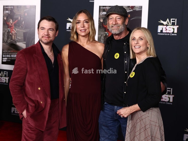 Daniel Durant, Sian Heder, Troy Kotsur and Marlee Matlin at the 2026 AFI (American Film Institute) Fest Presented By Canva - Closing Night Premiere Screening Of Apple Original Films' 'Being Heumann' held at TCL Chinese Theatre IMAX at Ovation Hollywood on October 25, 2026 in Hollywood, Los Angeles,…