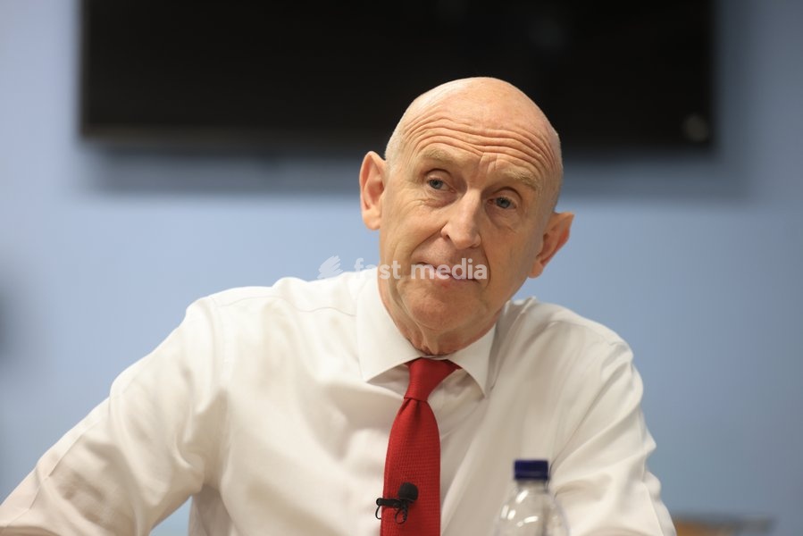 British Politics Prime Minister Andy Burnham and John Healey Chancellor , visit St Martins in the fields a homeless charity in central London . Ahead of the Budget later this week Funding is set to double to support a pledge by the prime minister to give every rough sleeper in England a route off…