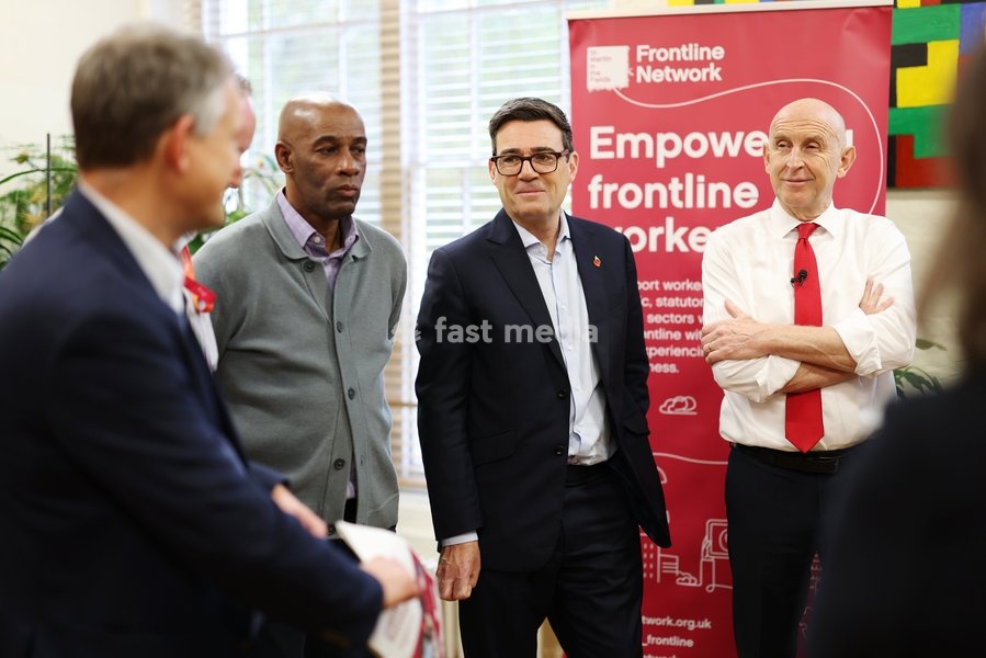 Prime Minister Andy Burnham visits The Connection at St. Martins