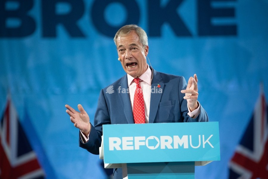 Reform UK Economic Rescue Plan Press Conference at The Lindley Hall, London, UK - 26 October, 2026