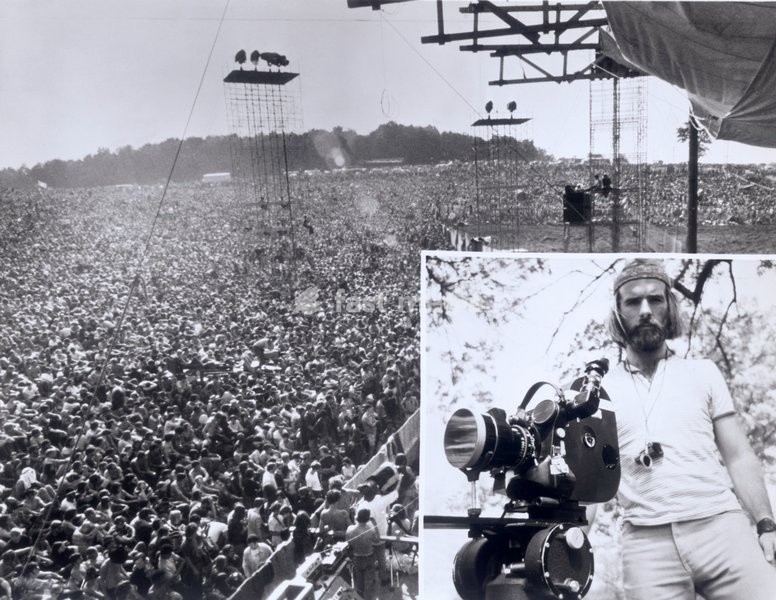 WOODSTOCK USA 1969 Michael Wadleigh Film chronicle of the legendary Woodstock music festival. 1969 fand das legendäre Open-air-Festival 'Woodstock' in der kleinen Gemeinde Bethel westlich von New York statt. Fast eine halbe Million junger Amerikaner strömte zum spektakulärsten Festival der…